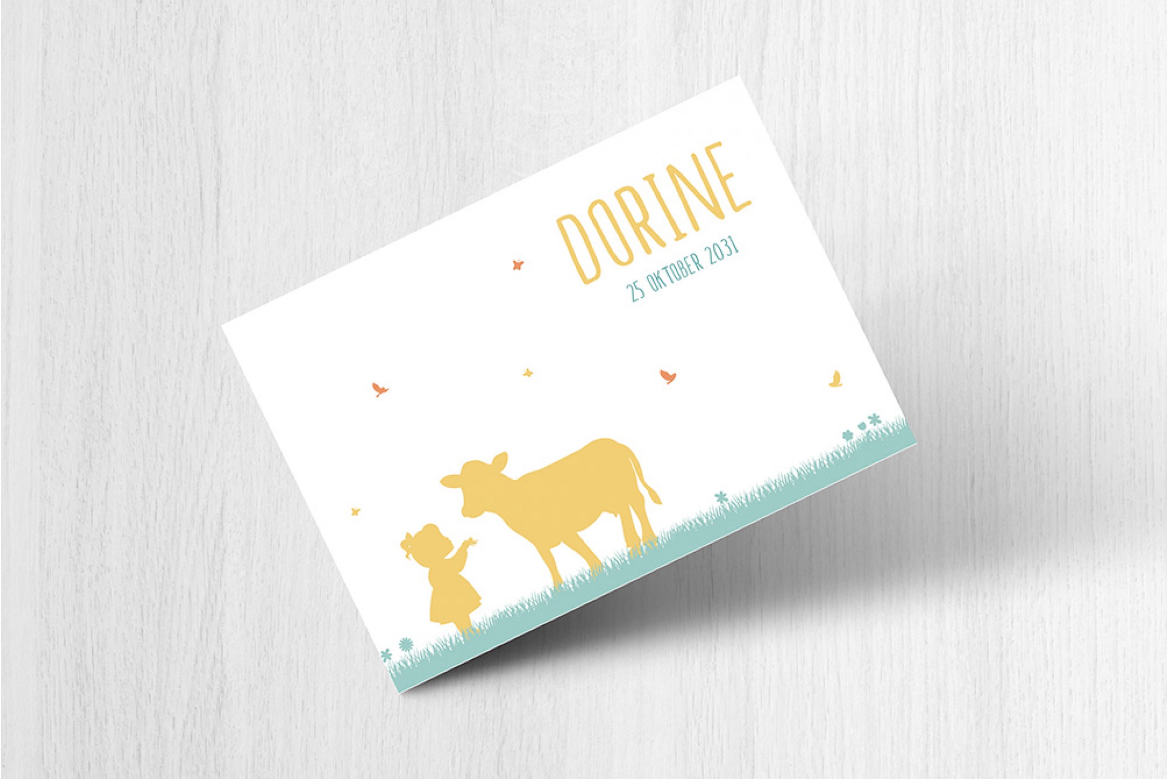 Meisje met koetje
